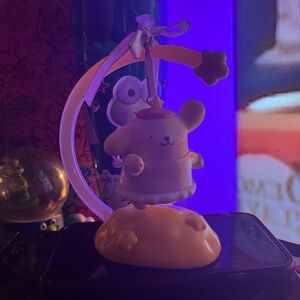 Sanrio Yellow and Pink Pompompurin Figure